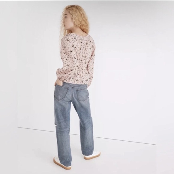 Madewell Sophia Bouquet Floral 100% Cotton Top Size Small - Picture 2 of 7